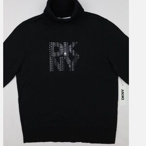 NWT DKNY Black Turtleneck Sweater